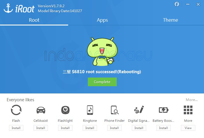 IRoot - Aplikasi Root dan Unroot Semua Jenis Ponsel Android