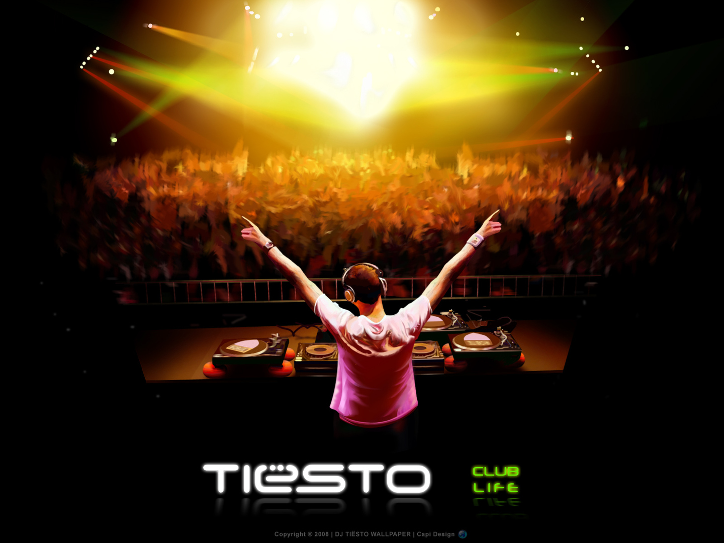 Tiesto Club Life Party HD Wallpaper The Database