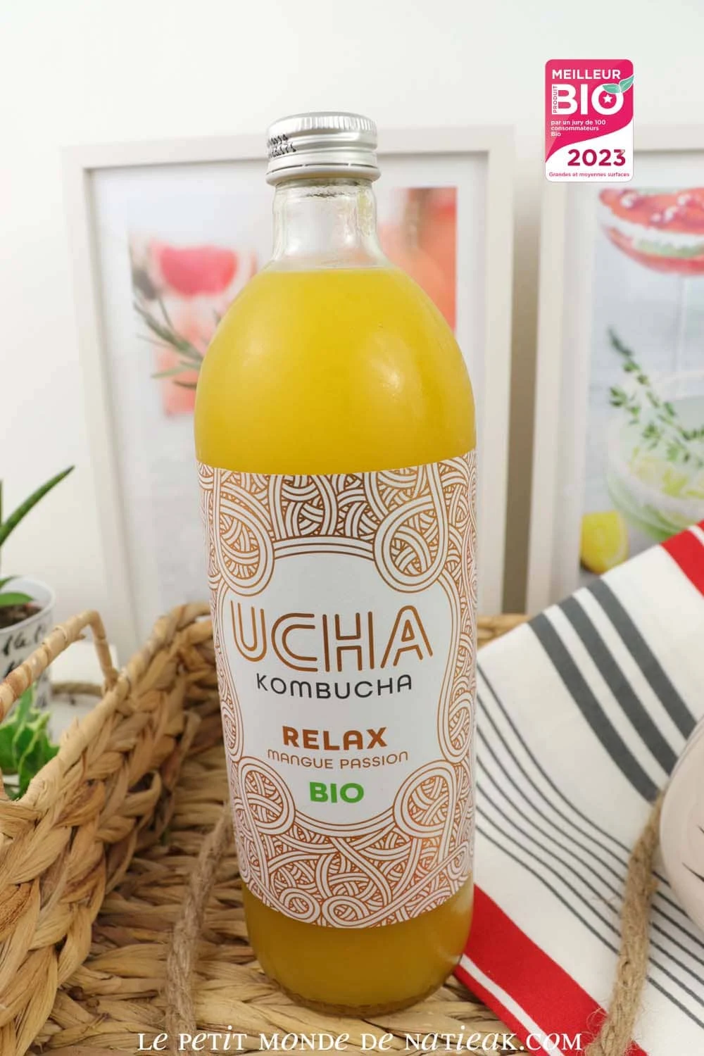 UCHA Kombucha Relax Mangue Passion bio