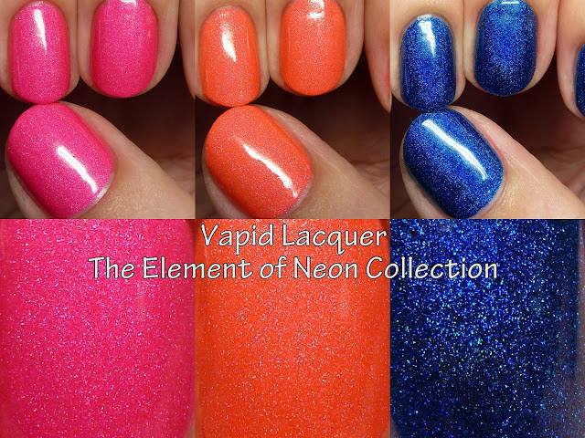 Vapid Lacquer Elements of Neon swatches