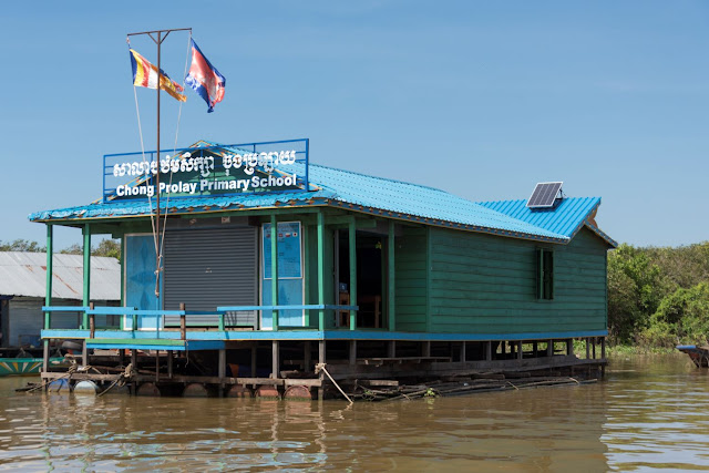 Closed school in Cambodia during lock down