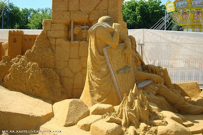 Great Roman Empire Sand Sculpture Exhibition in Russia Seen On coolpicturesgallery.blogspot.com