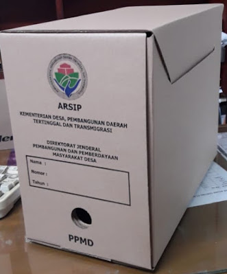 Contoh Box arsip Kementerian Desa, Pembanguan Daerah Tertinggal dan Transmigrasi