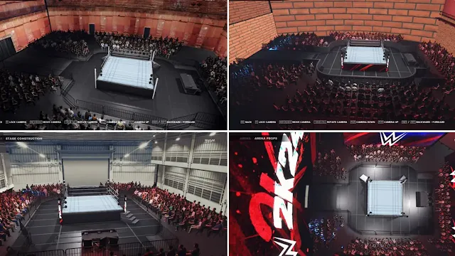 WWE 2K24 Indy Templates for Creating Arenas