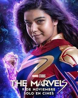 poster personajes the marvels