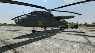 Arma 2用ロシアの大型ヘリ Mi-6A フック アドオンの外観