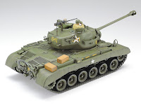 Tamiya 1/35 U.S. Medium Tank M26 Pershing (T26E3) (35254) English Color Guide & Paint Conversion Chart