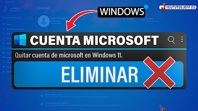 eliminar cuenta microsoft windows 11