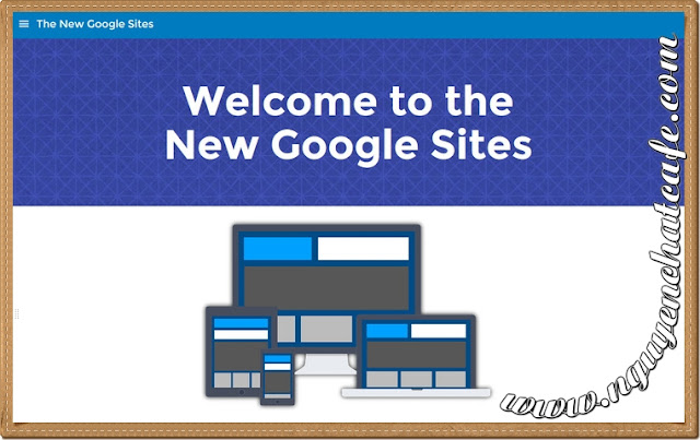 Tạo Trang Google Sites Mới – New Google Sites