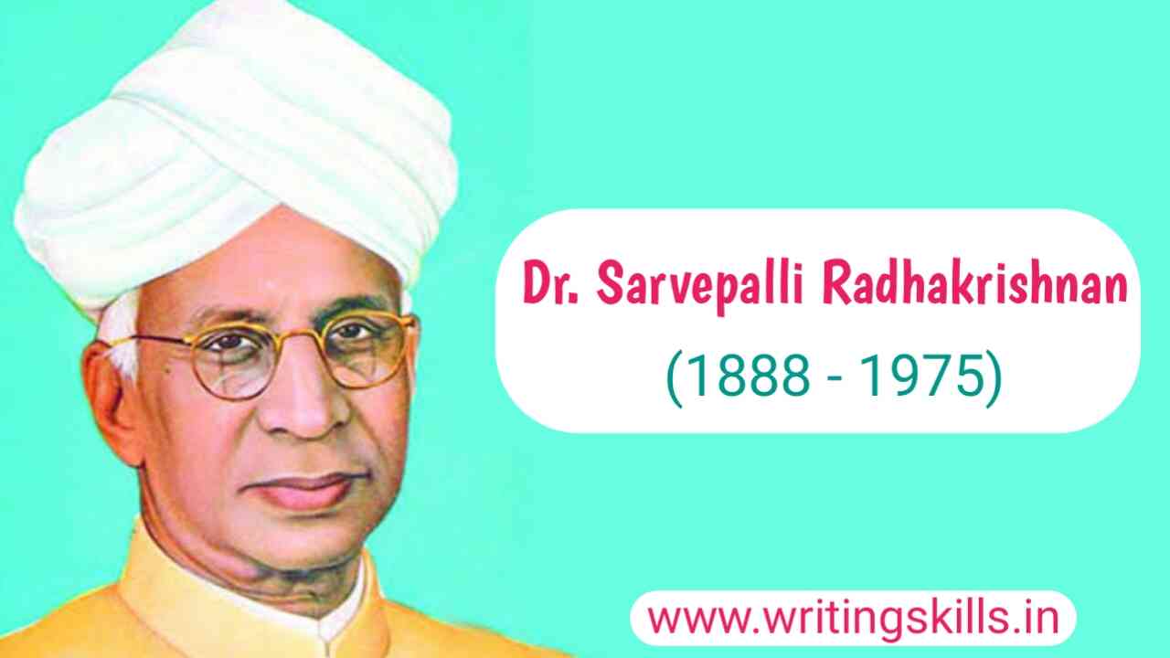 Biography of Dr Sarvepalli Radhakrishnan - Writingskills