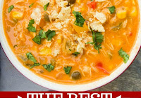 Creamy Chicken Fajita Soup