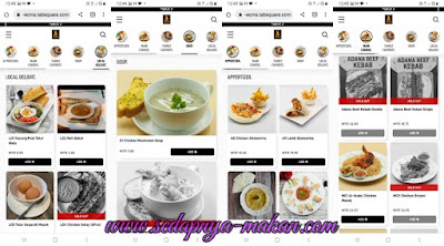 antara menu-menu yang terdapat di restoran Araby