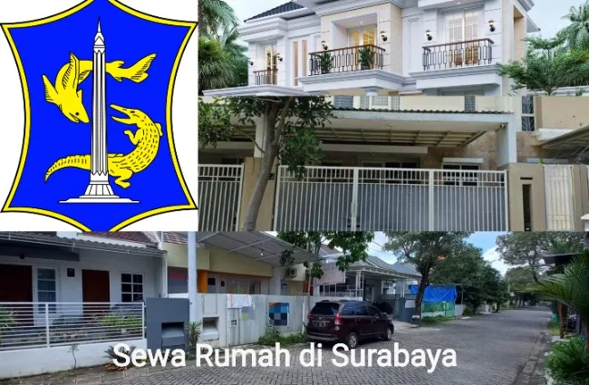 Unit rumah disewakan di seluruh kota Surabaya