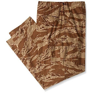 Tru-Spec Men's Rip Stop BDU Pant, Desert Tiger Stripe, Small