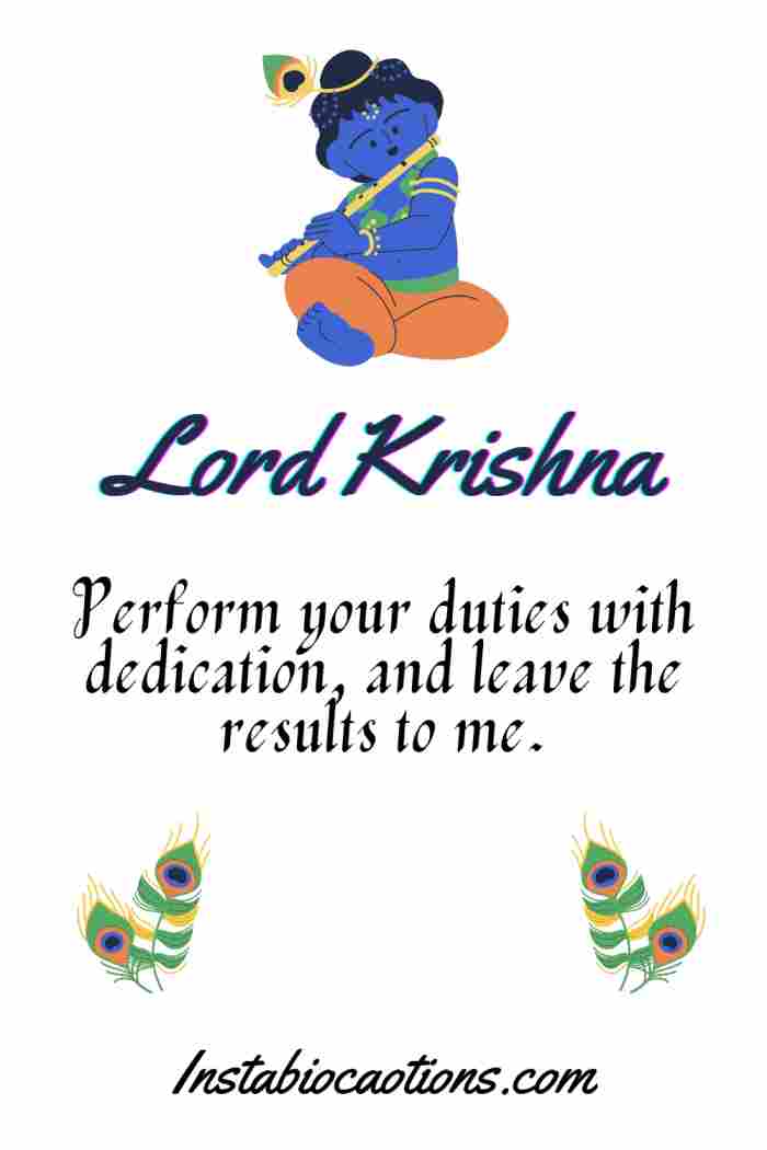 Hindu God Krishna Quotes