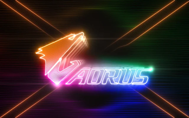 Free Aorus Logo Neon Colorful Lights Computers wallpaper. Click on the image above to download for HD, Widescreen, Ultra HD desktop monitors, Android, Apple iPhone mobiles, tablets. 