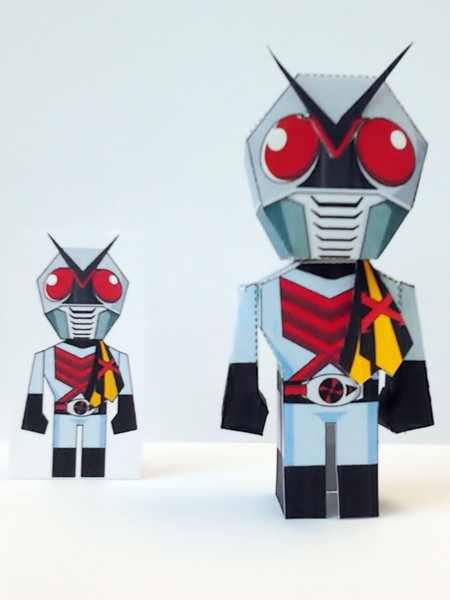 Kamen Rider X Paper Toy