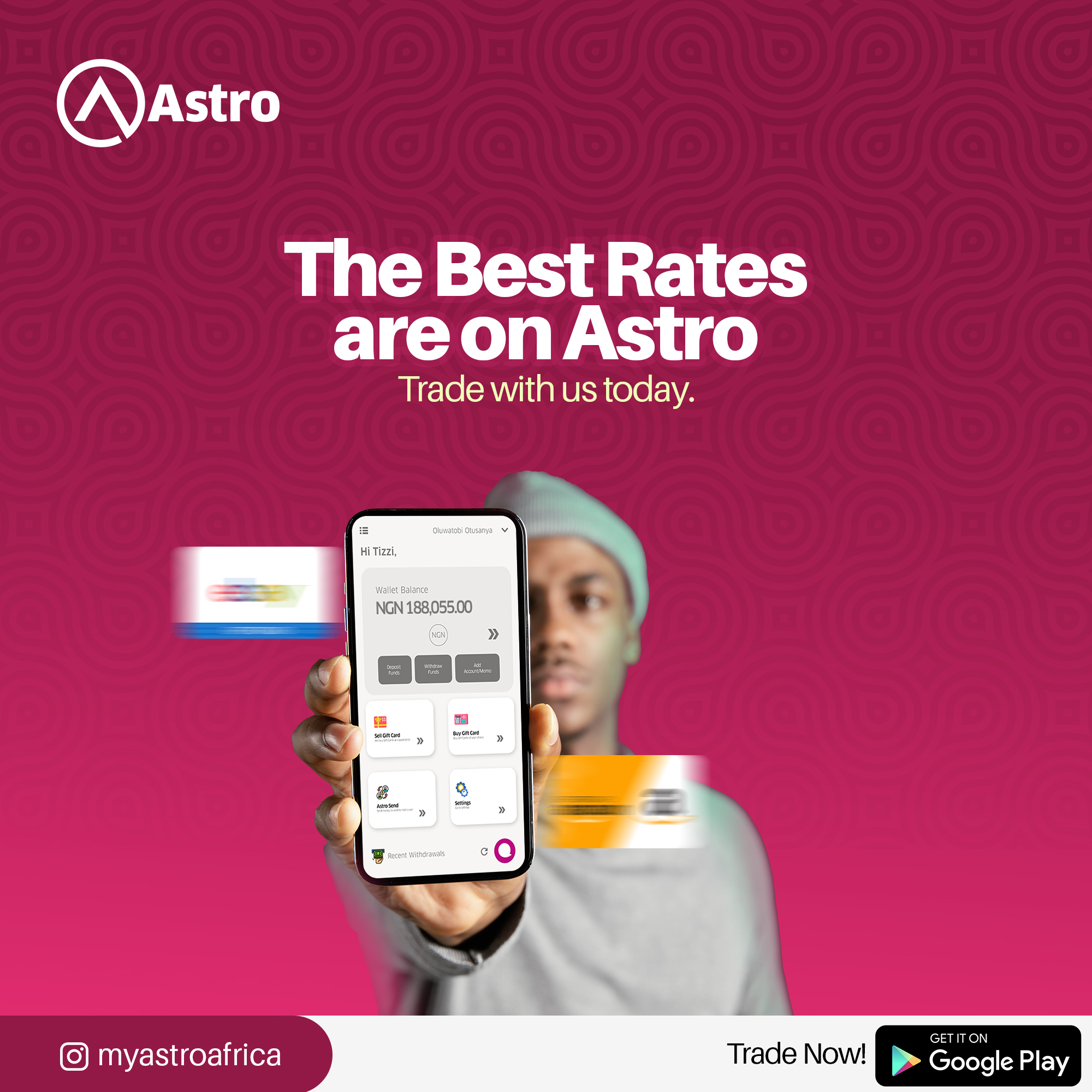 Astro Africa: The fastest platform to trade gift cards for cedis