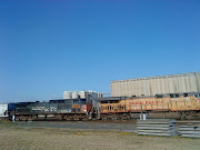 Saw three freight trains and an Amtrak passenger train. (trainsmon)