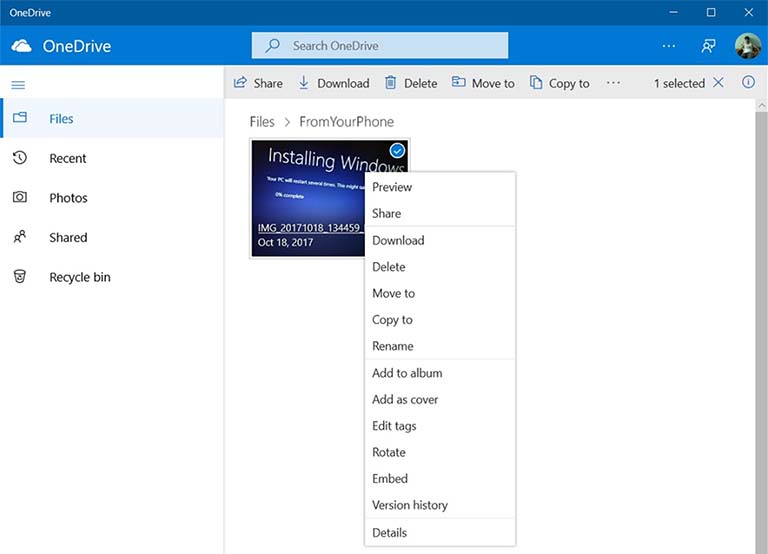 Microsoft Sedang Mengerjakan Aplikasi OneDrive Baru Untuk Windows 10