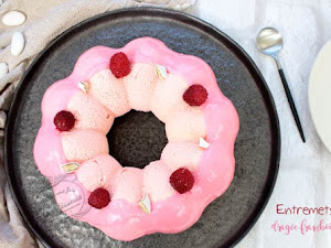 Entremets dragée framboise {Octobre rose}