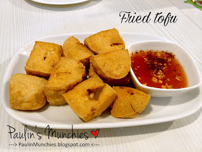 Paulin's Muchies - Bangkok: Hung Sen at Central World Plaza - Fried tofu