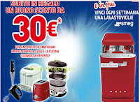 Logo Regali 30 e Lode : con Finish buono sconto sicuro e vinci Lavastoviglie Smeg