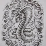 Dragons Flash Tattoos Designs