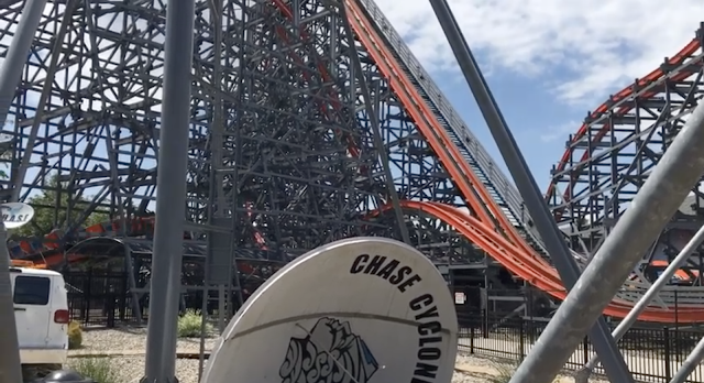 Wicked Cyclone Lift Hill RMC Roller Coaster Six Flags New England