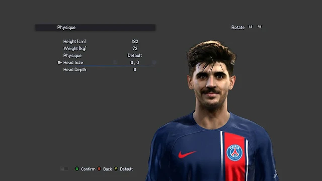 PES 2013 Lucas Beraldo Face by Gunda Facemaker