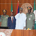 [PHOTOS]: Buhari Swears In, Decorates New Service Chiefs