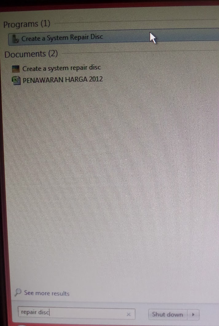 Repair Disc