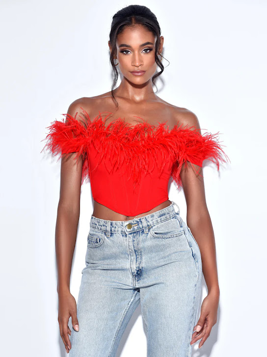 feather top