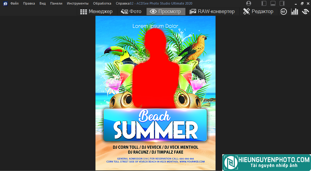 Summer Beach Party Flyer