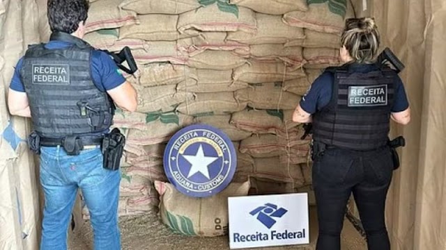Receita Federal apreende 1,3 tonelada de cocaína em porto e tráfico tem prejuízo de R$ 330 milhões