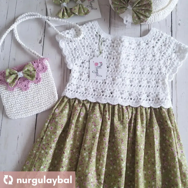 El regalo perfecto: Aprende a tejer un encantador vestido de bebé a crochet 🎁