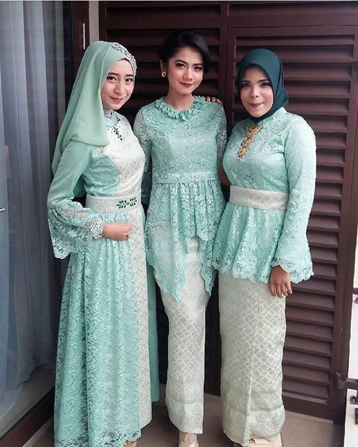 dress kebaya brokat