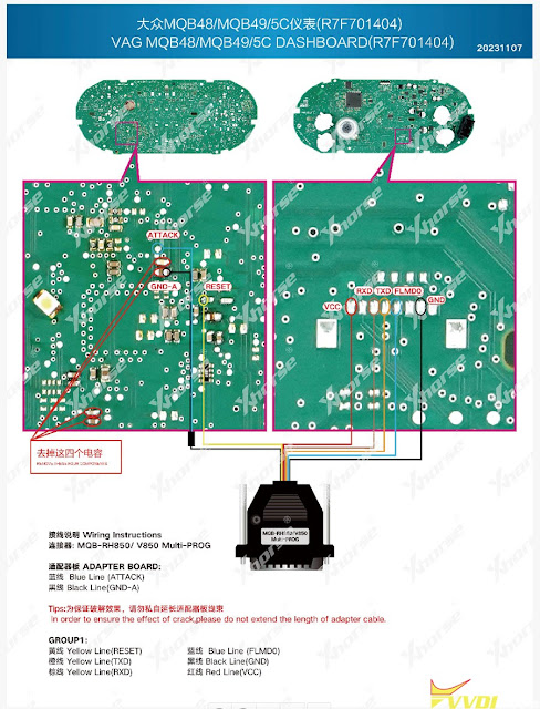 Xhorse multi prog MQB48/49/5C R7F701404