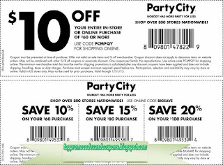 Free Printable Party City Coupons