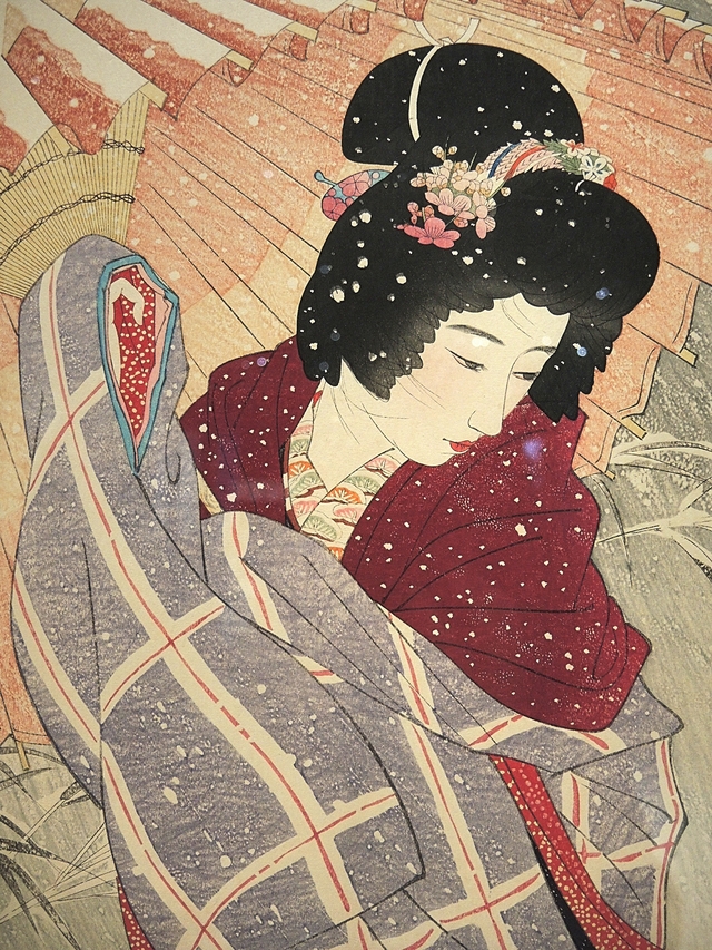 Brussel: museum voor kunst en geschiedenis: Shin hanga - De nieuwe prenten van Japan (1900-1960)