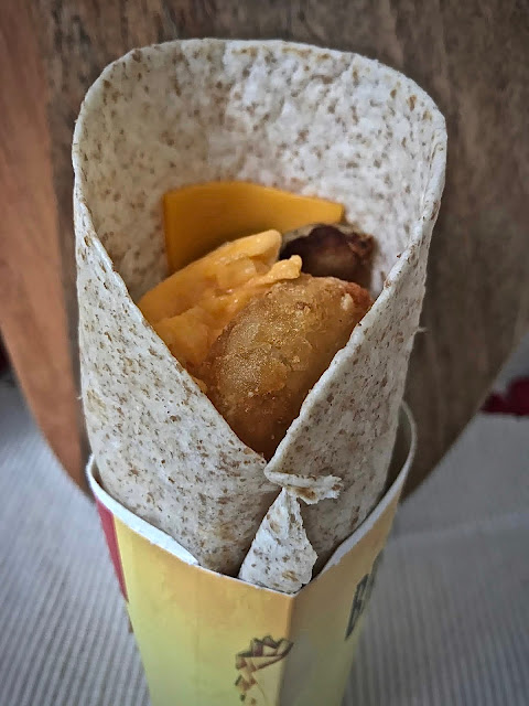 McDonald's, sausage breakfast wrap