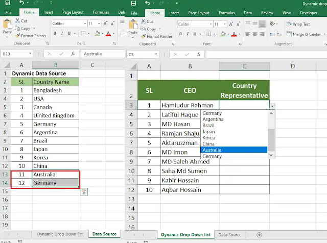 Dynamic Drop-down List In Excel  That Automatically Expands