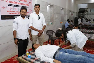 श्री विश्वकर्मा जांगिड़ समाज सेवा समिति जवाली एवं जांगिड़ नवयुवक विकास समिति जवाली के संयुक्त तत्वाधान में रक्तदान शिविर, स्नेह मिलन एवं शपथ ग्रहण समारोह भव्य रूप से संपन्न