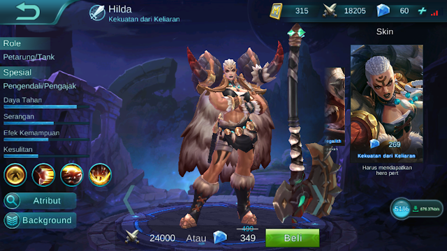 Mobile Legends Hilda Build Item dan Strategy menjadi Tank dan Petarung yang Tak Terkalahkan