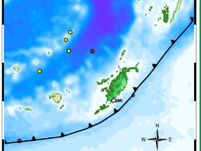 9 Gempa per 7 November 2019 di Tanimbar