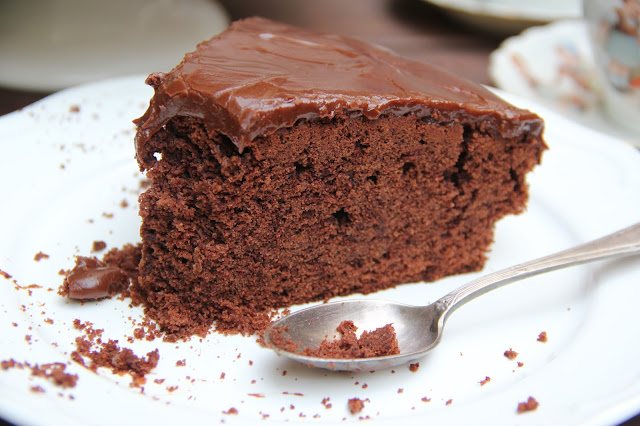 Tarta de chocolate glaseada
