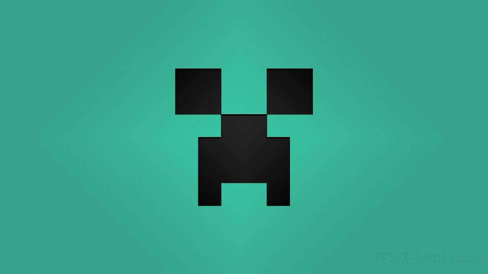 Minecraft Creeper desktop wallpapers cyan