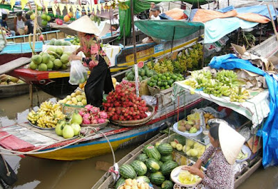 Mua vé máy bay đi Cà Mau giá rẻ - Chợ nổi Cà Mau