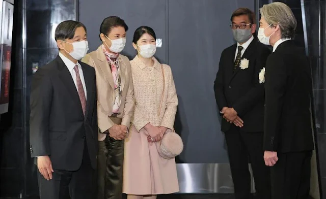 Emperor Naruhito, Empress Masako and their eldest daughter Princess Aiko attended the screening of the movie Dr. Coto's Clinic