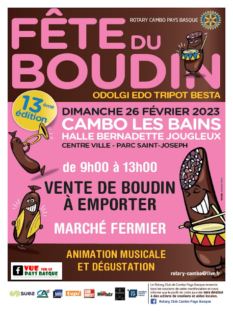 la Fête du boudin 2023 à Cambo-les-Bains